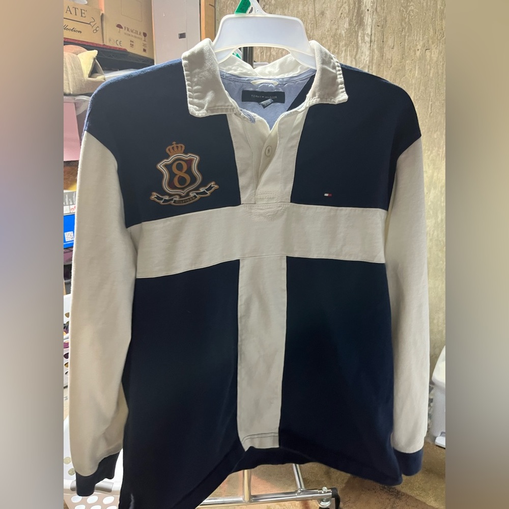 1998 Tommie hilfiger rugby polo